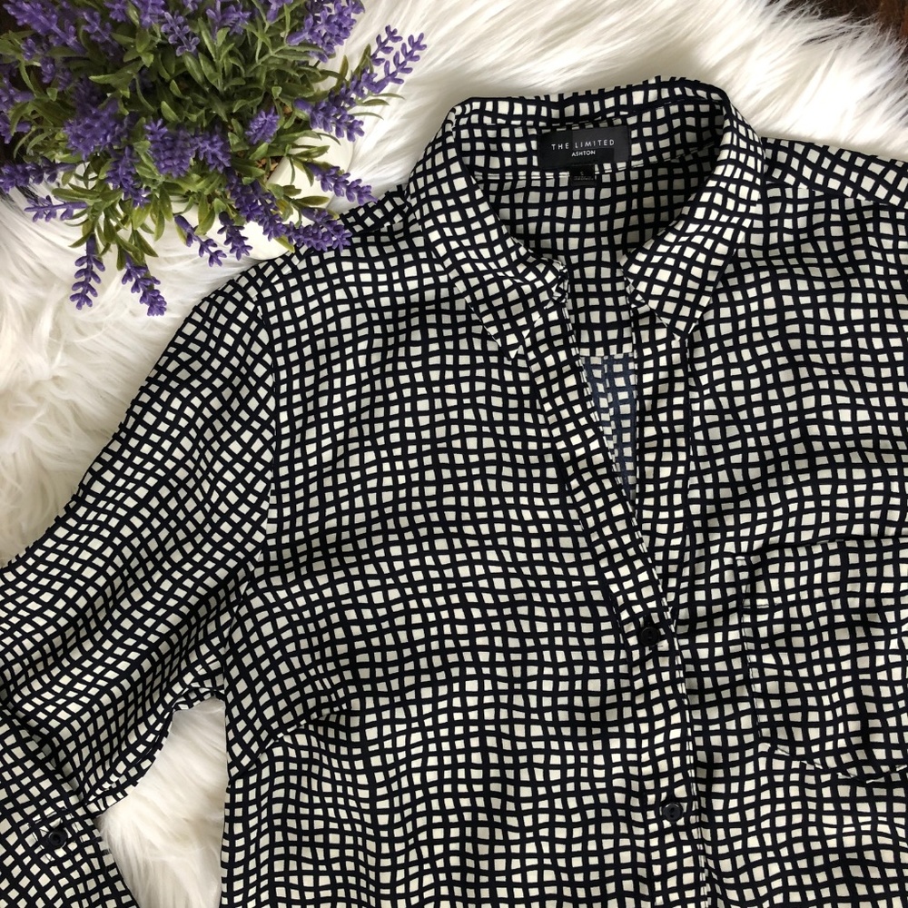 The Limited 'Ashton' Button Down Blouse
